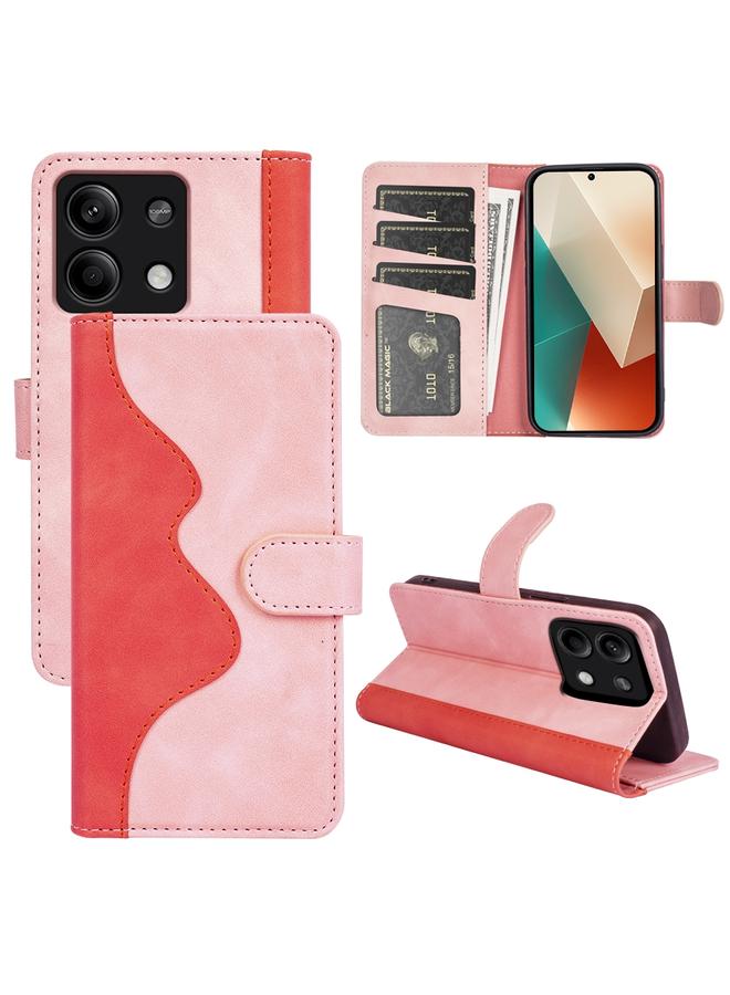 Case For Xiaomi Redmi Note 13 5G Stitching Horizontal Flip Leather Phone Case
