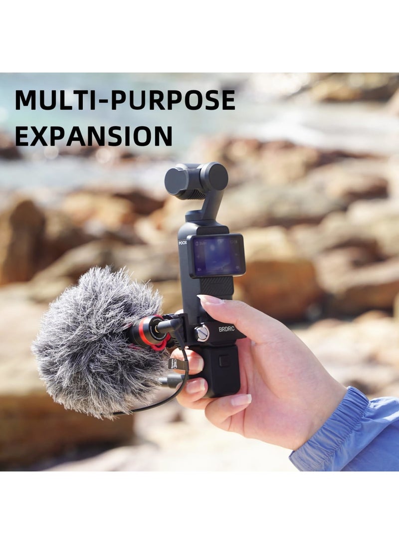 SYOSI Camera Expansion Adapter, Extension Frame Adapter for DJI Osmo Pocket 3, Aluminum Alloy Extension Bracket, Camera Adapter Bracket Fixed Bezel Holder, Bicycle Stand for DJI Pocket 3 Adapter Mount - Image 2