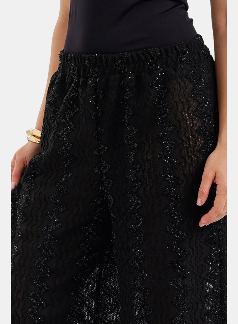 Carina Zigzag-Embroidered Pants - Image 4