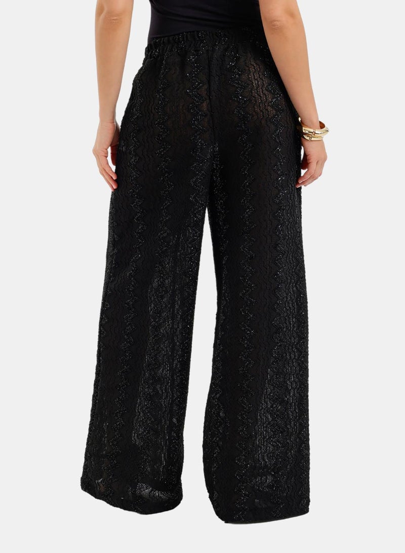 Carina Zigzag-Embroidered Pants - Image 3