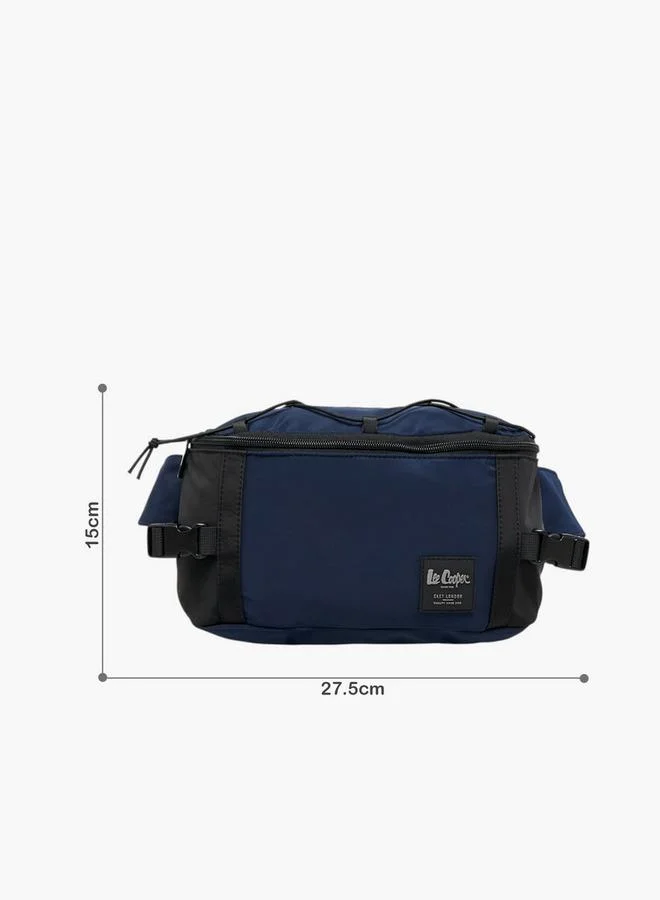 Lee Cooper Men's Solid Polyester Waist Bag