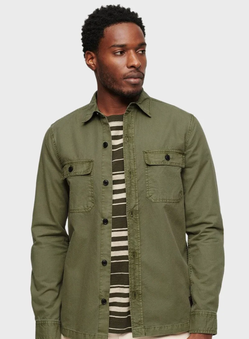 Superdry Essential Military Relaxed  Fit Shirt