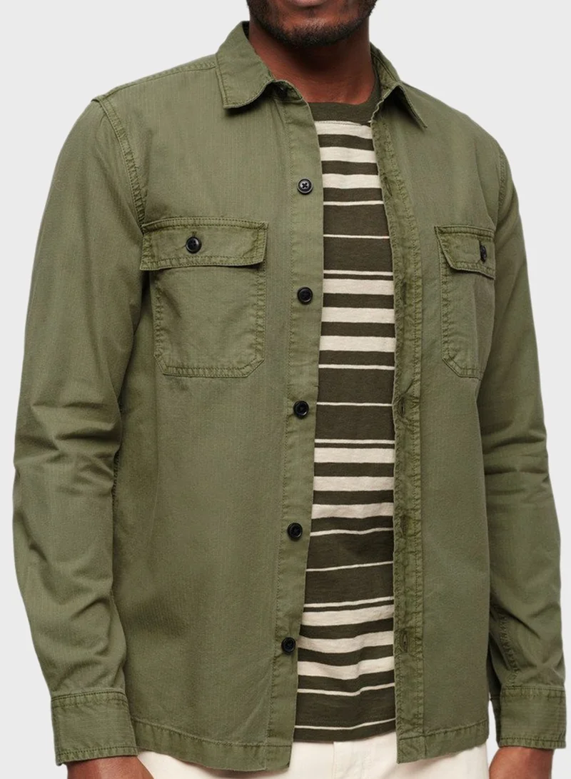 Superdry Essential Military Relaxed  Fit Shirt