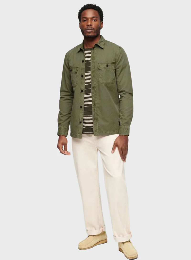 Superdry Essential Military Relaxed  Fit Shirt
