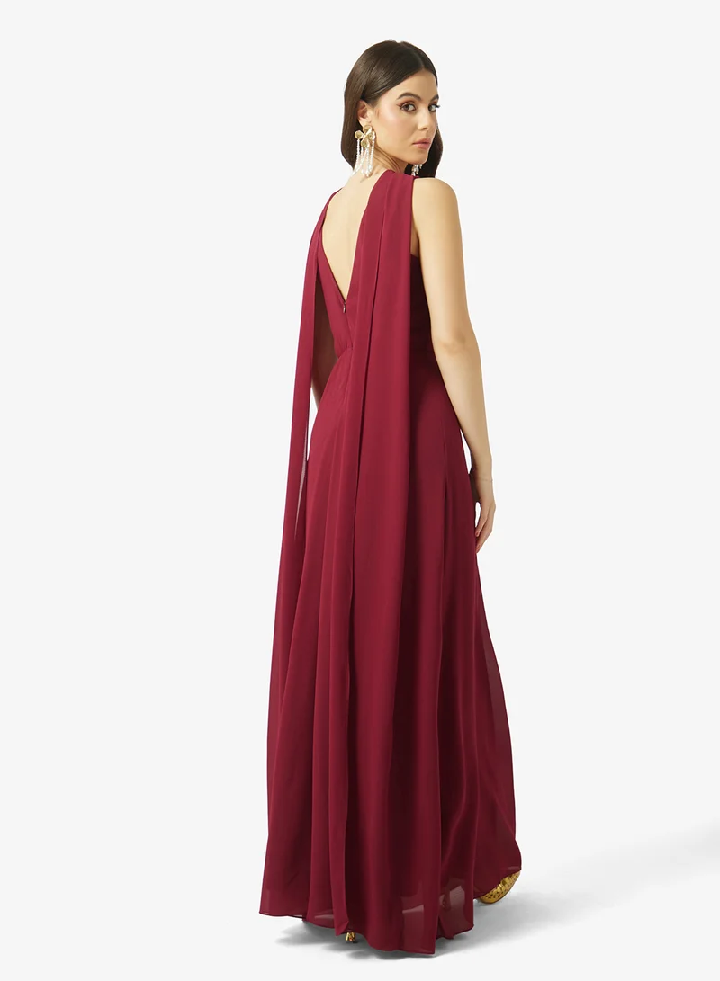 TFNC Mother of the Bride with Appliques Ruffles Dress