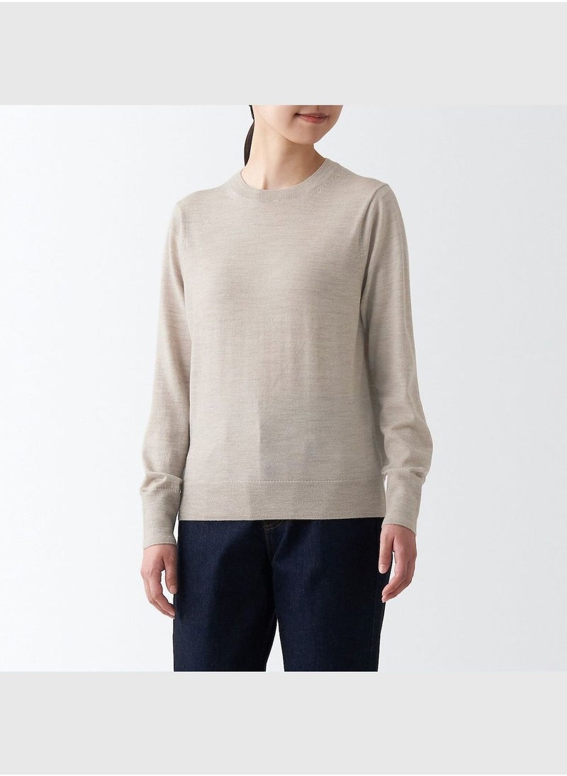MUJI Washable High-Gauge Crew Neck Sweater  - Image 3
