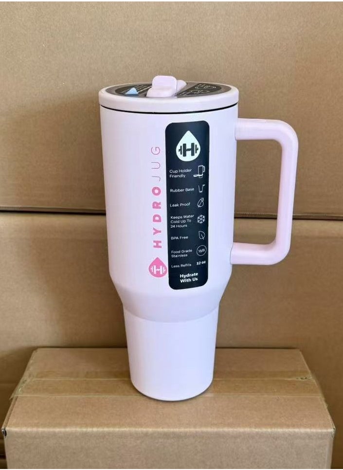 HydroJug Traveler - زجاجة مياه سعة 32 أونصة بمقبض وقش قلاب - تناسب حامل الأكواب، كوب مقاوم للتسرب - قاعدة من الفولاذ المقاوم للصدأ والمطاط المعزولة وقابلة لإعادة الاستخدام - هدايا للنساء والرجال - pzsku/ZC37EAA7B79617985EF02Z/45/_/1735805863/a4a728c2-880a-487b-8ca0-f3c3a2291d01