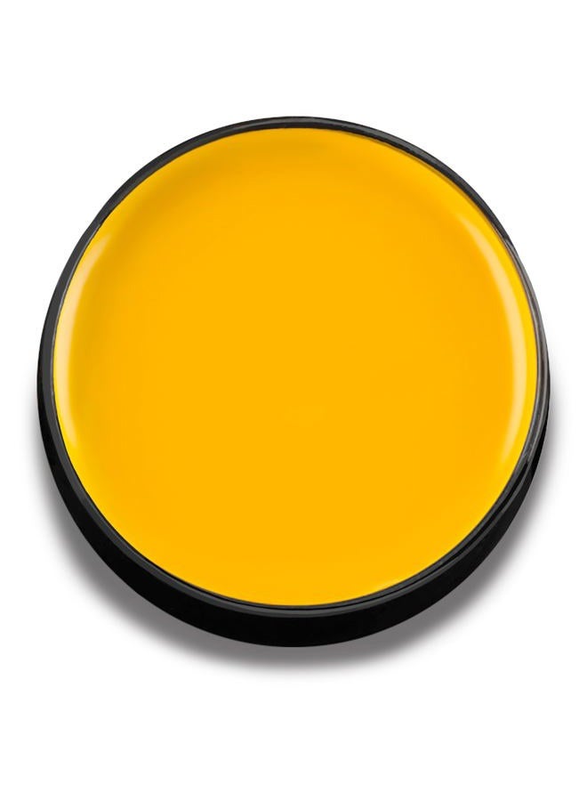 mehron Makeup Color Cups | Stage, Foundation, Face Paint, Body Paint, Halloween Makeup | Greasepaint .5 oz (14 g) (Yellow) - Image 1