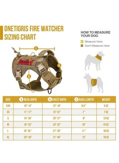 OneTigris Tactical Dog Harness Vest,No-Pull Service Dog Vest with Hook & Loop Panels,Adjustable Dog Vest Harness for Walking Hiking Training(Brown,XXS)  - Image 2