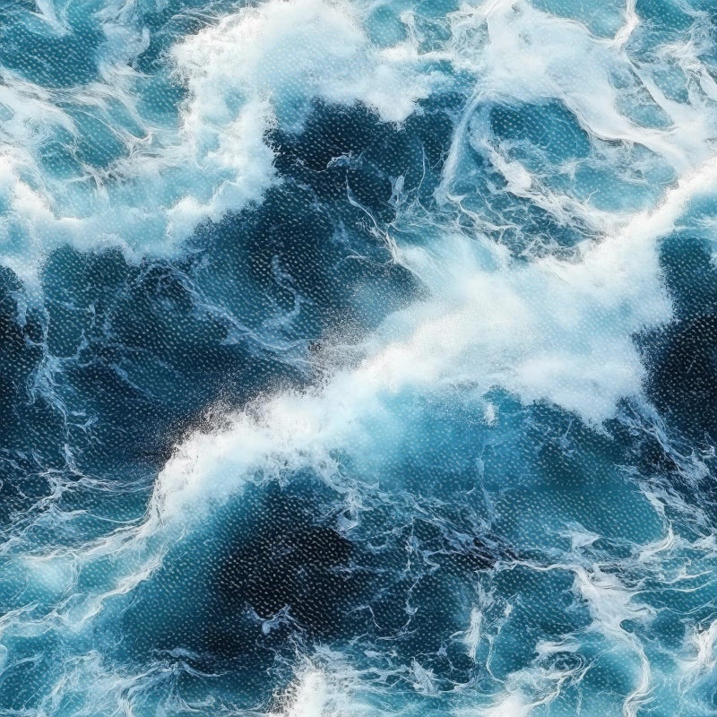 HOMETITUTE 10PCS 12x12 Inch Ocean Wave Print Peel and Stick Floor Tiles Removable Self Adhesive Vinyl Flooring Stickers for Bathroom Balcony Beach Theme Decor - Image 1