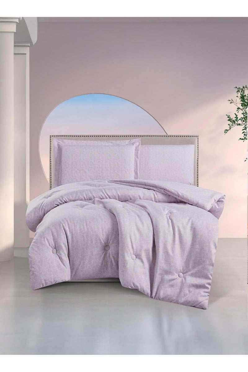 Melen Summer Single and a Half Bedspread – 4 Pieces – Layton – Light Purple - Image 1