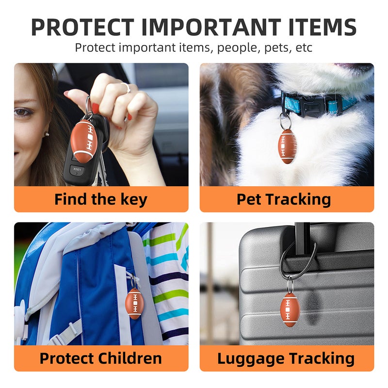 GPS Tracker 4Pcs Real-Time Tracking Anti-Lost Device - Long-Lasting 6-12 Month Battery Waterproof Compact Pet Locator for Pets Kids Elderly Vehicles Luggage - Image 4