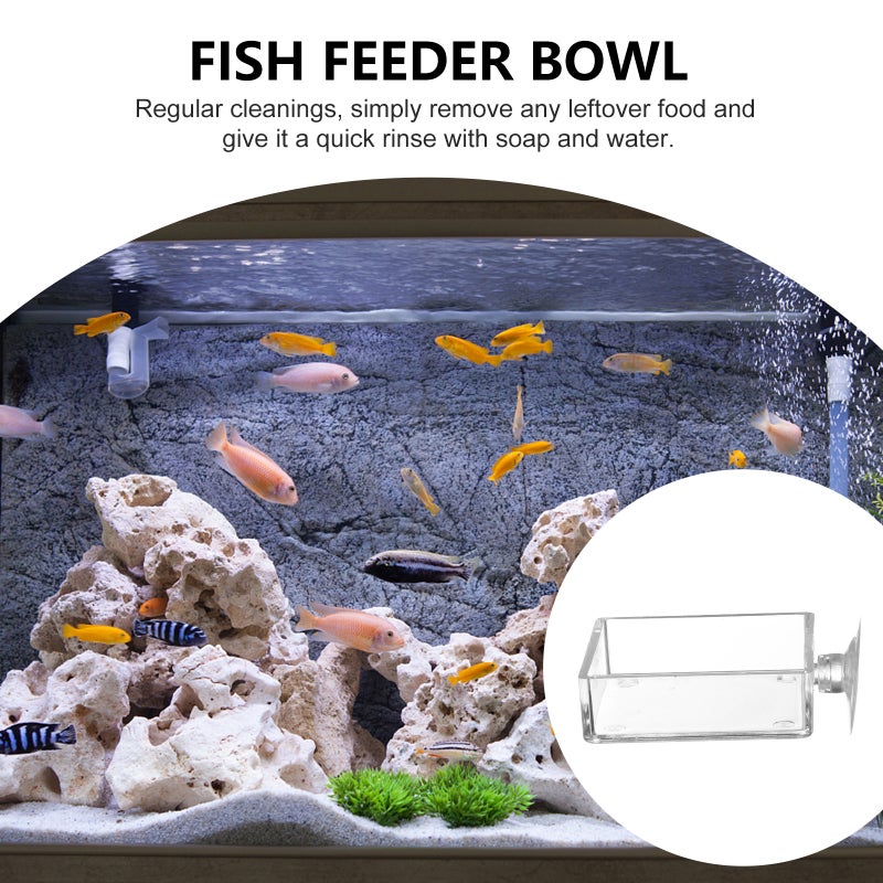 5Pcs Aquarium Feeding Device Shrimp Feeder Fish Feeder with Cup - Image 3