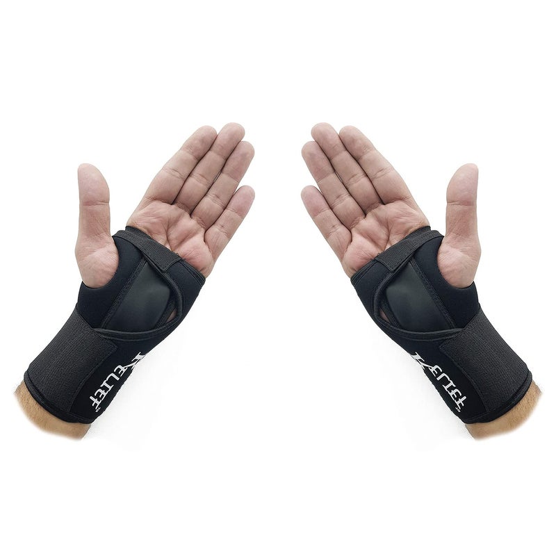 Relief Carpal Tunnel Wrist Brace with Adjustable Straps - Left and Right Hand COMBO - Image 1