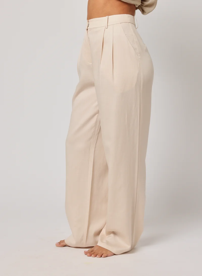 Ashita Fernandes High-Waisted Wide-Leg Trousers