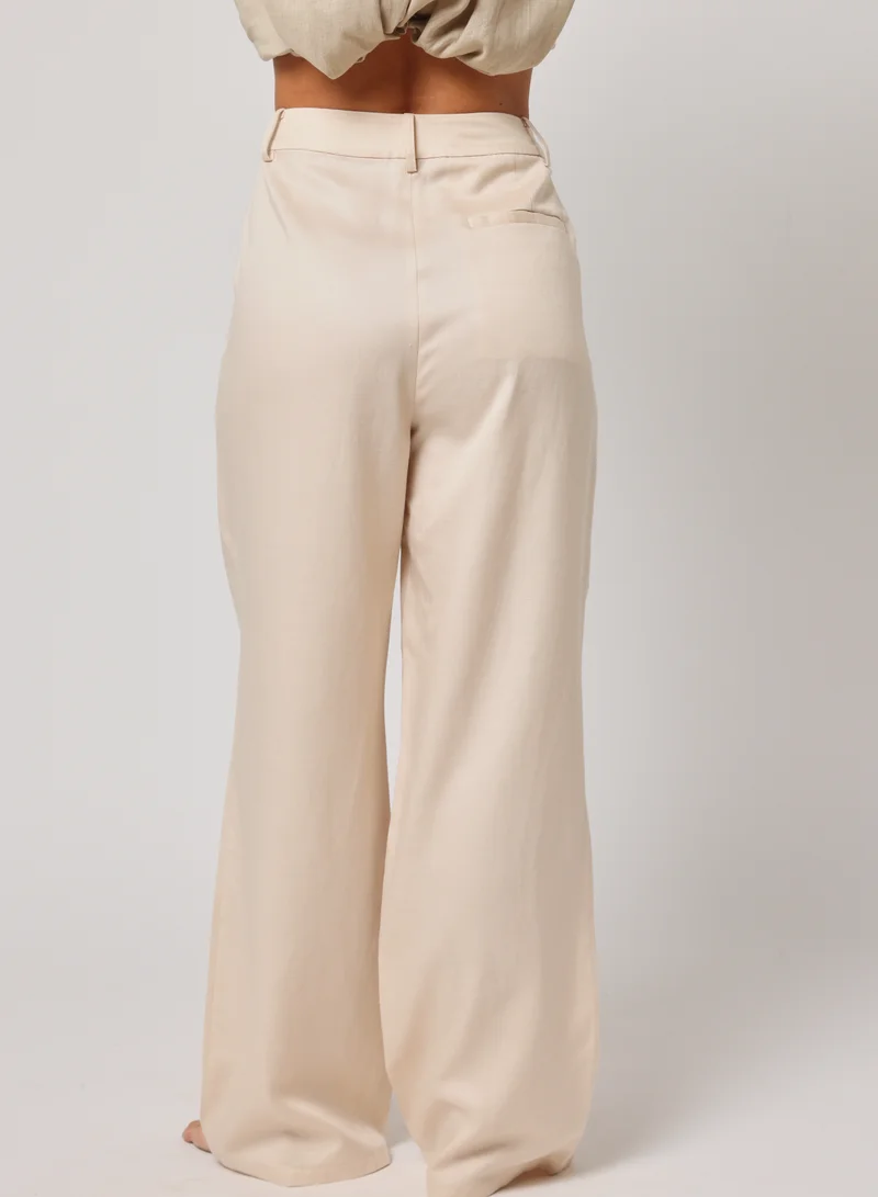 Ashita Fernandes High-Waisted Wide-Leg Trousers