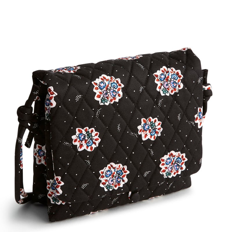 Vera Bradley Women's Premium Cotton Baird Hipster Crossbody, Feathery Bouquets, One Size - Image 1