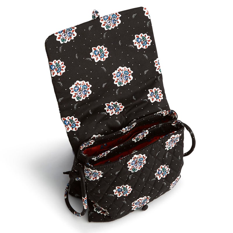 Vera Bradley Women's Premium Cotton Baird Hipster Crossbody, Feathery Bouquets, One Size - Image 5