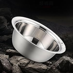 Gokich Gokich Multifunctional 3 in 1 Thicken Stainless Steel Drain Basket Vegetable Cutter Food Strainers with Vegetables Slicer Tray Vegetable Fruits Washing Bowl Strainer Set for Kitchen Pack of 1  - Image 3