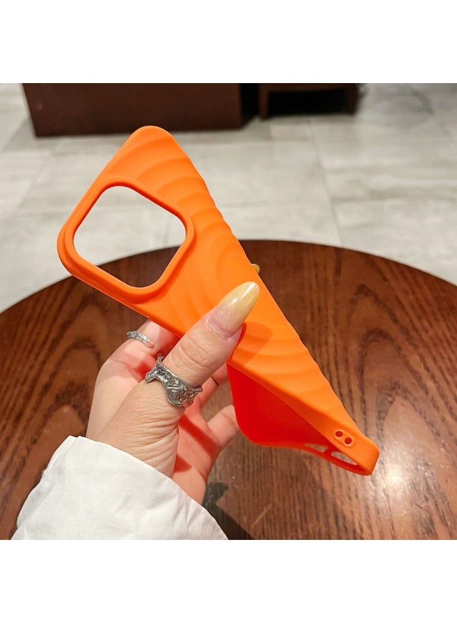 NIBEMINENT Protection Case With Magsafe For iPhone 14 Pro, Orange - Image 2