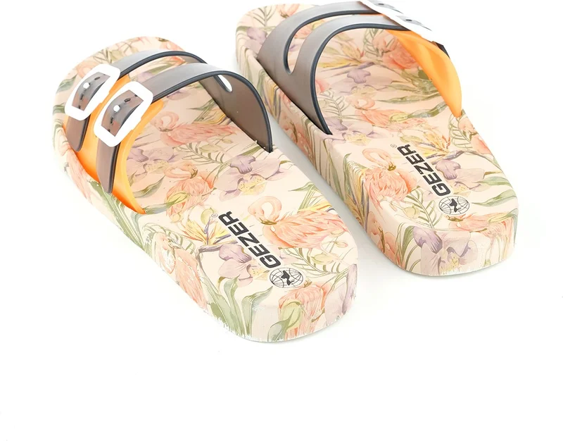 Gezer Summer Adjustable Two Buckles Suitable for Wet Floor Women's Slippers