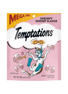 Temptations Temptations Classic Crunchy and Soft Cat Treats Shrimpy Shrimp Flavor, 6.3 oz. Pouch  - Image 1