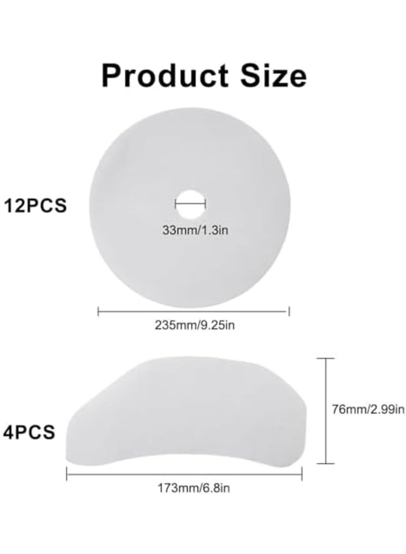 SYOSI 16 PCS Dryer Cloth Exhaust Filters, 235 x 33 mm Bush Tumble Dryer Filter Cotton Replacement Dryer Parts & Accessories - Image 2