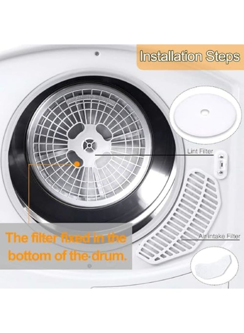 SYOSI 16 PCS Dryer Cloth Exhaust Filters, 235 x 33 mm Bush Tumble Dryer Filter Cotton Replacement Dryer Parts & Accessories - Image 3