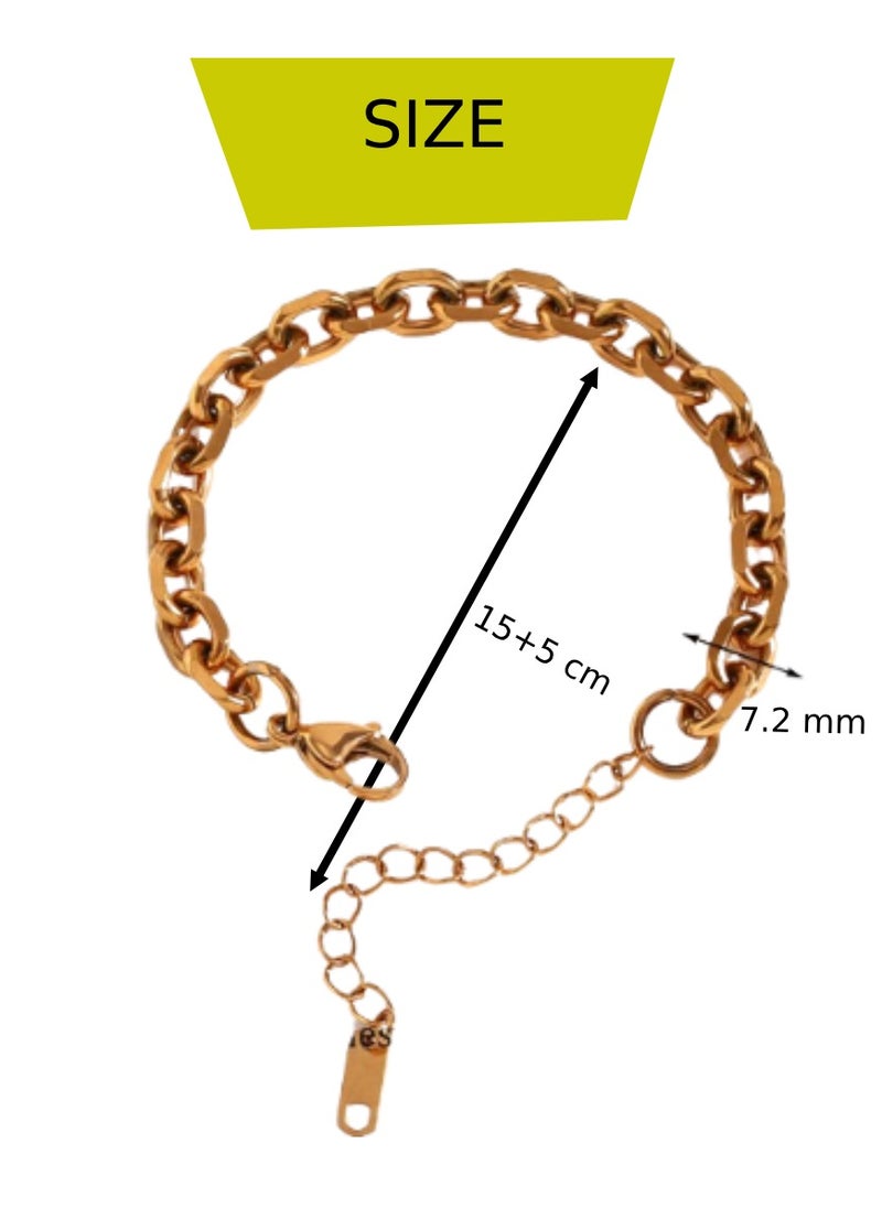 Soko Mesh 18K Solid Gold Thick Twisted Bracelet - Timeless Handcrafted Women's Jewelry | Elegant Pure Gold Bracelet, Perfect Gift for Ladies, Classic Fashion Accessory  - Image 3