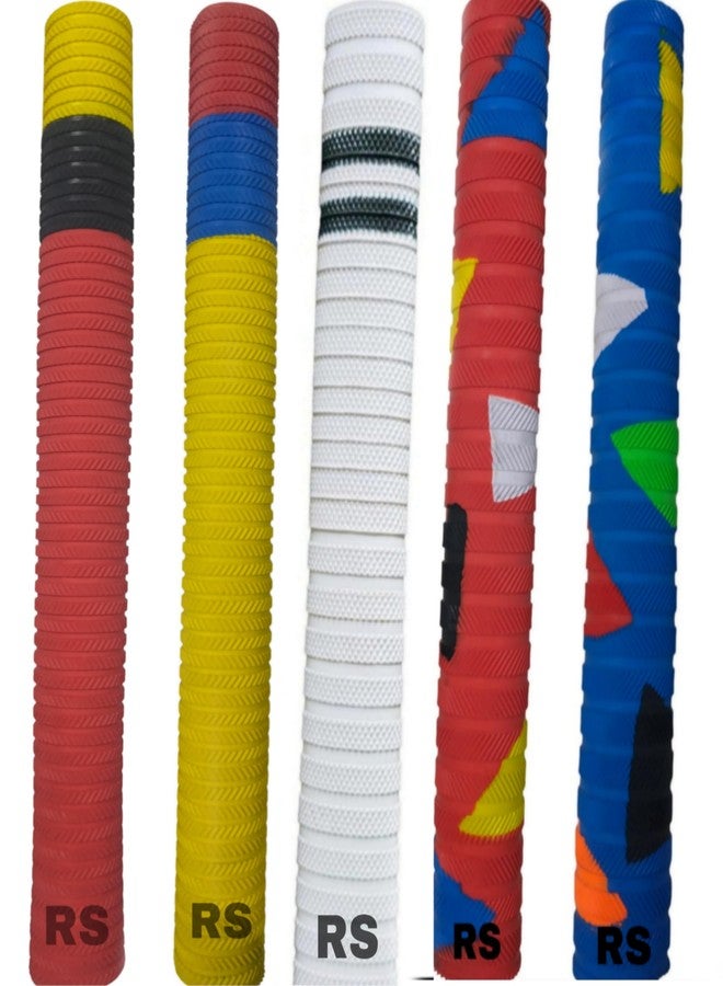 RanaSports RS Premium 5 Cricket Bat Grips with 1 Wooden Cone | Anti-Slip Rubber Handle | Ultra Tacky | Pack of 6 | Durable Comfortable Grip for Enhanced Bat Control - Image 2