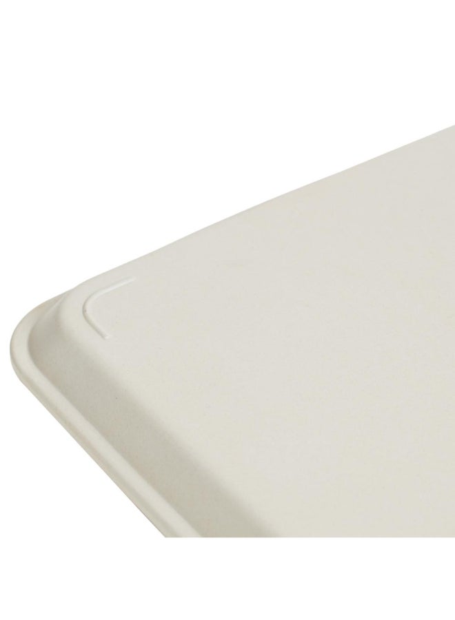 Five Simply Smart Rectangular Bamboo Fiber Serving Tray Beige 38 x 26 cm 151270 - Image 3