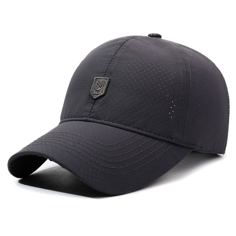 Washed Baseball Cap Women Vintage Gray Spring Summer Outdoor Sunshade Hat - Image 1