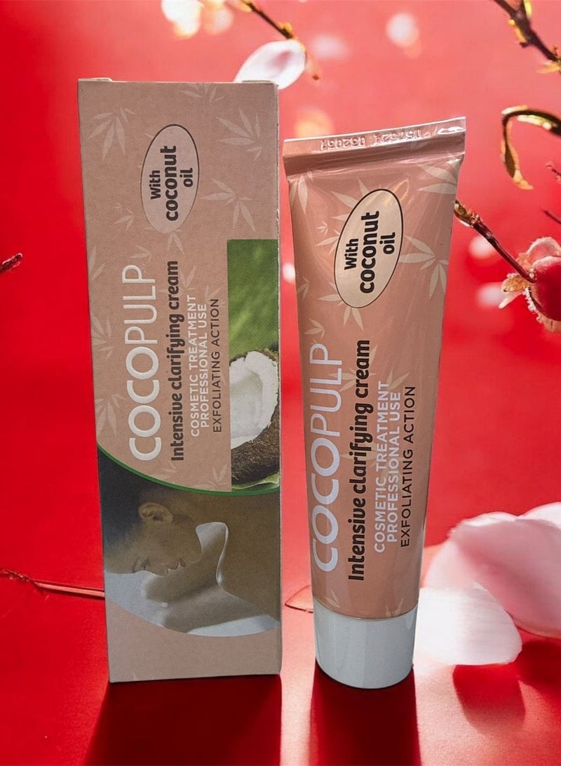 COCOPULP Coco Pulp Intensive Clarifying Cream with Coconut Oil – Hydrating & Brightening Moisturiser 50ml - Image 3