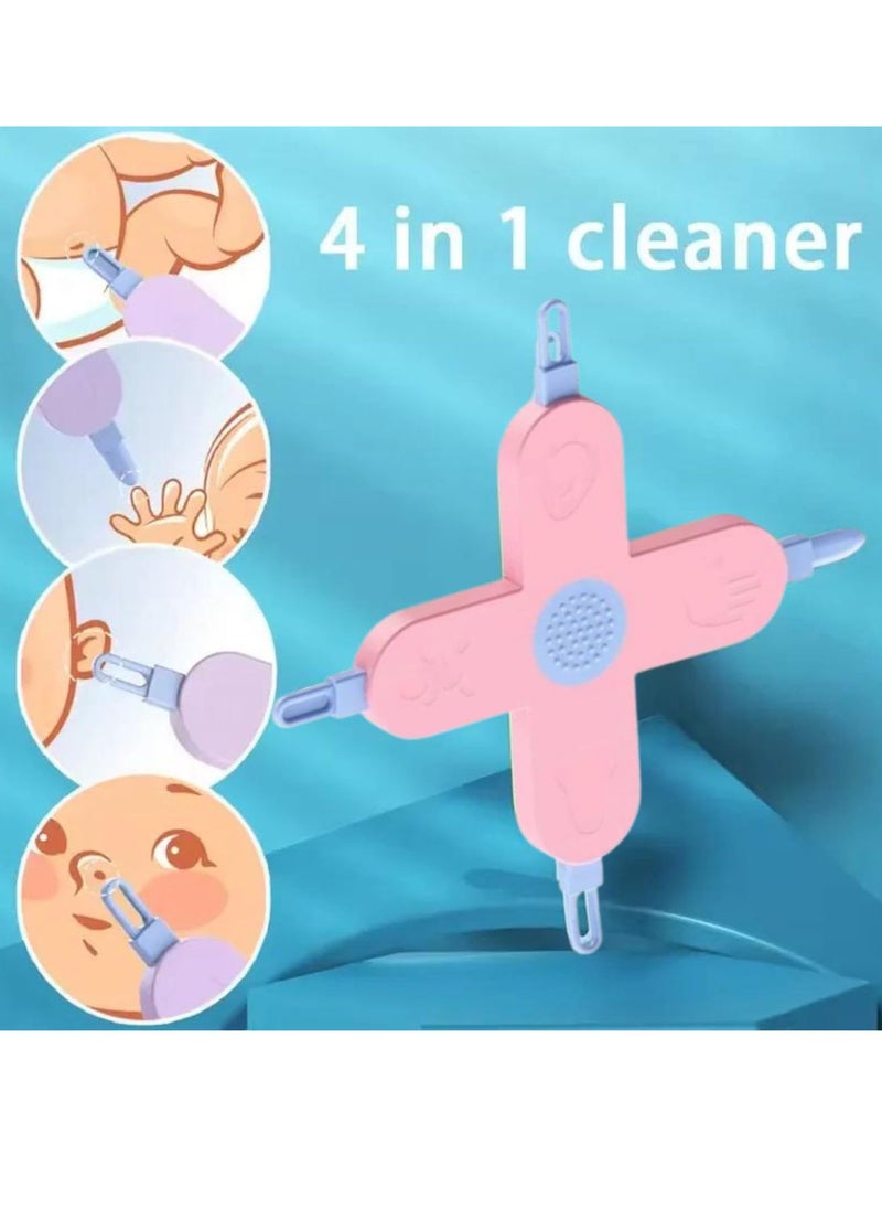 Bukela 4-in-1 Baby Care Tool, 4-in-1 Nose and Ear Cleaner, Nose, Nail, Nose and Ear Gadget, Safe Ear Wax Removal Tool for babies  - Image 2