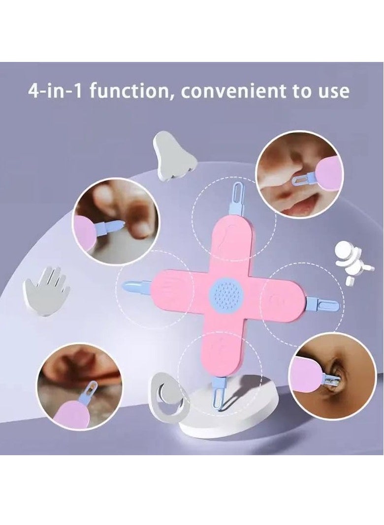 Bukela 4-in-1 Baby Care Tool, 4-in-1 Nose and Ear Cleaner, Nose, Nail, Nose and Ear Gadget, Safe Ear Wax Removal Tool for babies  - Image 4
