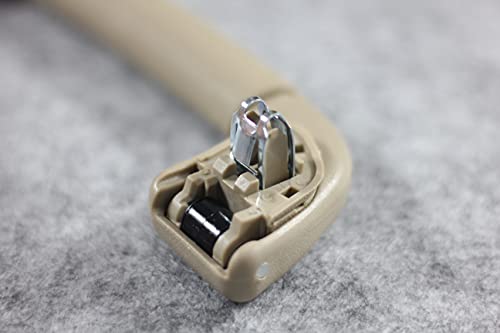 Krobelus Auto Roof Pull Handle Grab Rail Grey with Hook for Toyota Camry (XV40) 2007-2011 Avalon 05-12 OEM:74610-30240 (Front L=R Handrail Without Hook(Beige) 1Pcs) - Image 4