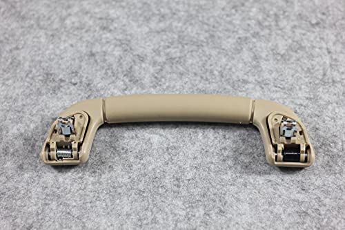 Krobelus Auto Roof Pull Handle Grab Rail Grey with Hook for Toyota Camry (XV40) 2007-2011 Avalon 05-12 OEM:74610-30240 (Front L=R Handrail Without Hook(Beige) 1Pcs) - Image 2