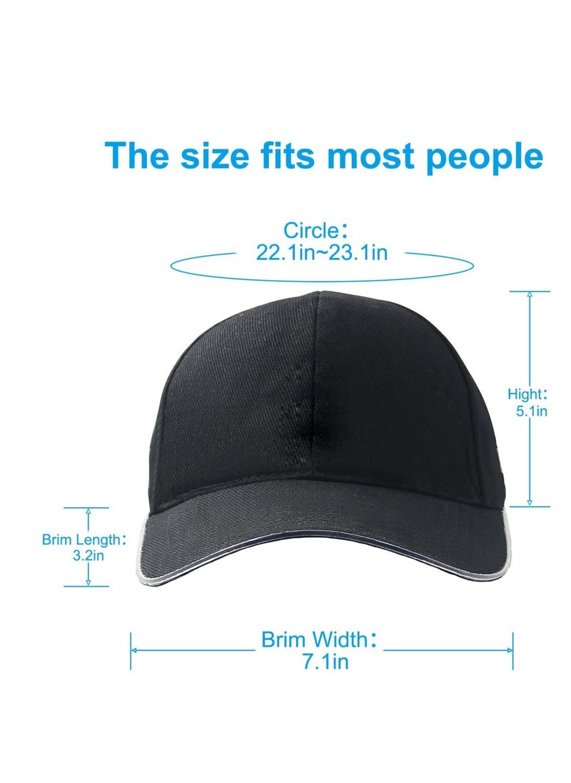 SYOSI - LED hat luminous baseball cap flashing party hat festival club stage hip hop performance accessories - Image 1