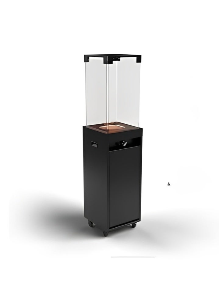 Outdoor Patio Gas Heater – Portable Propane Fireplace with Wheels | Garden & Terrace Heater | Ideal for Homes, Restaurants & Hotels - Image 1