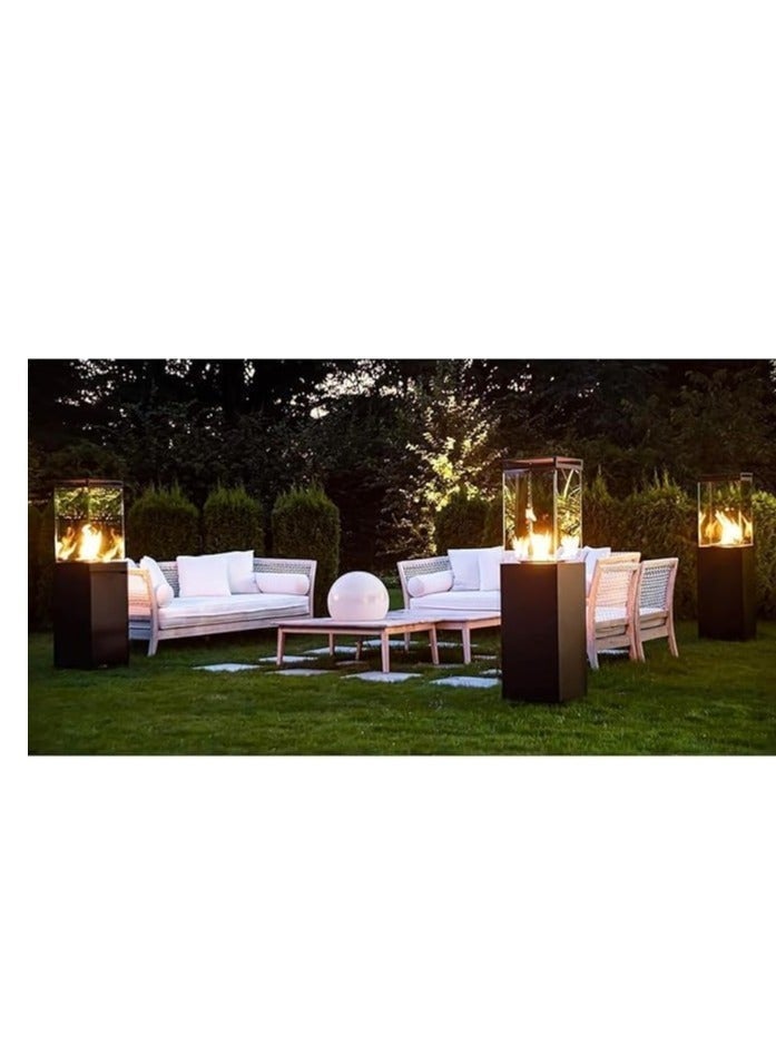 Outdoor Patio Gas Heater – Portable Propane Fireplace with Wheels | Garden & Terrace Heater | Ideal for Homes, Restaurants & Hotels - Image 5