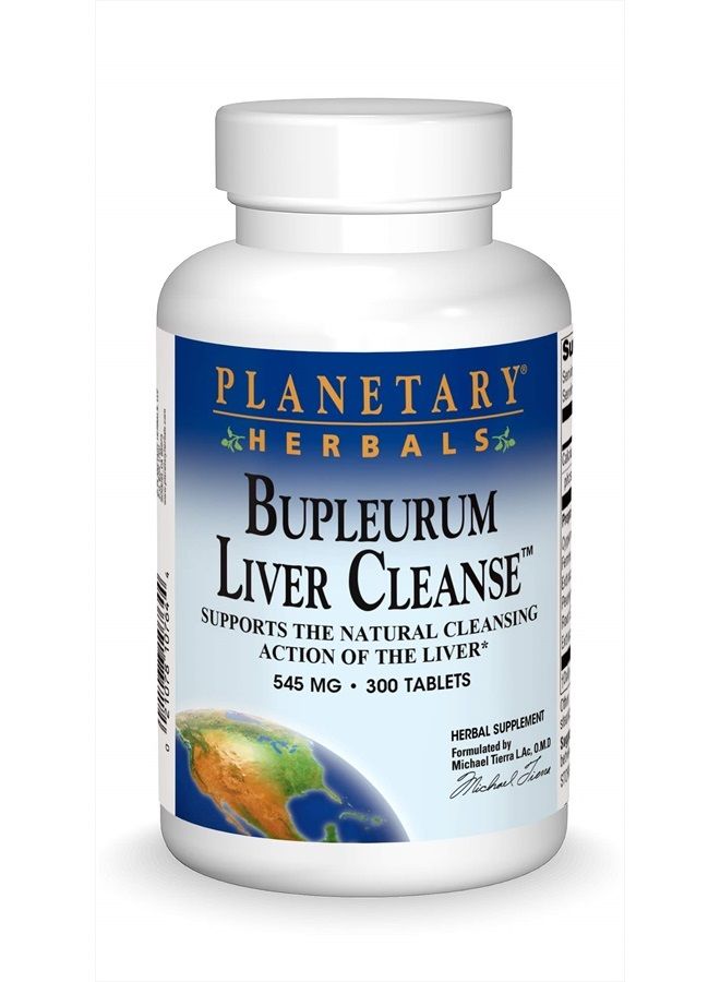 PLANETARY HERBALS : Bupleurum Liver Cleanse 545 mg 300 Tablet - Image 1