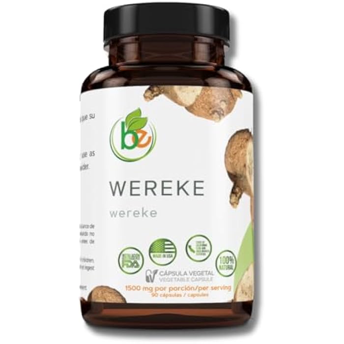 B-Experts Wereke (Wereque Root) – 90 Vegan Capsules, 1500 mg per Serving – 100% Natural Herbal Supplement – Premium Quality, Non-GMO, Plant-Based – by Bexpertsusa - Image 1