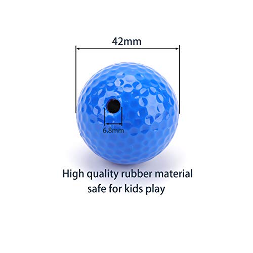 Cedilis 12 Pair Ladder Balls Replacement for Toss Match Golf Game Set Ladder Ball Bolas, Made from Real Golf Ball (6 Red + 6 Blue) - Image 4