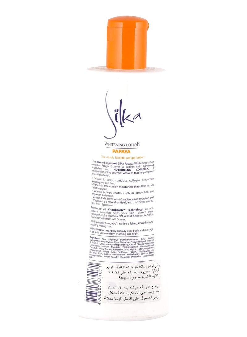 Silka SILKA LOTION PAPAYA SPF 6 500ML  - Image 2