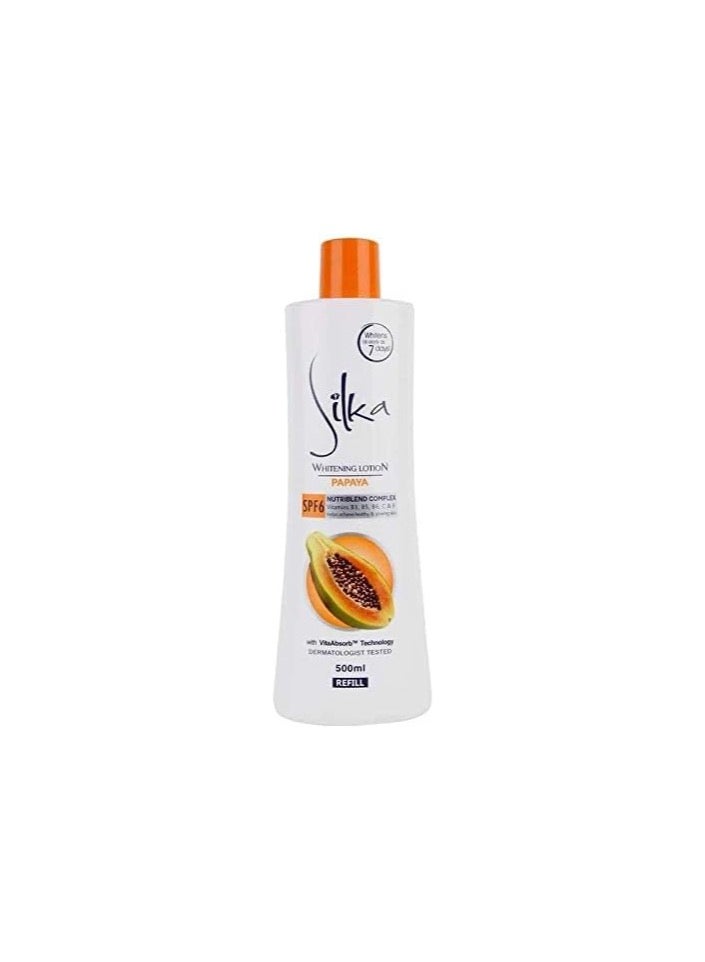 Silka SILKA LOTION PAPAYA SPF 6 500ML  - Image 3