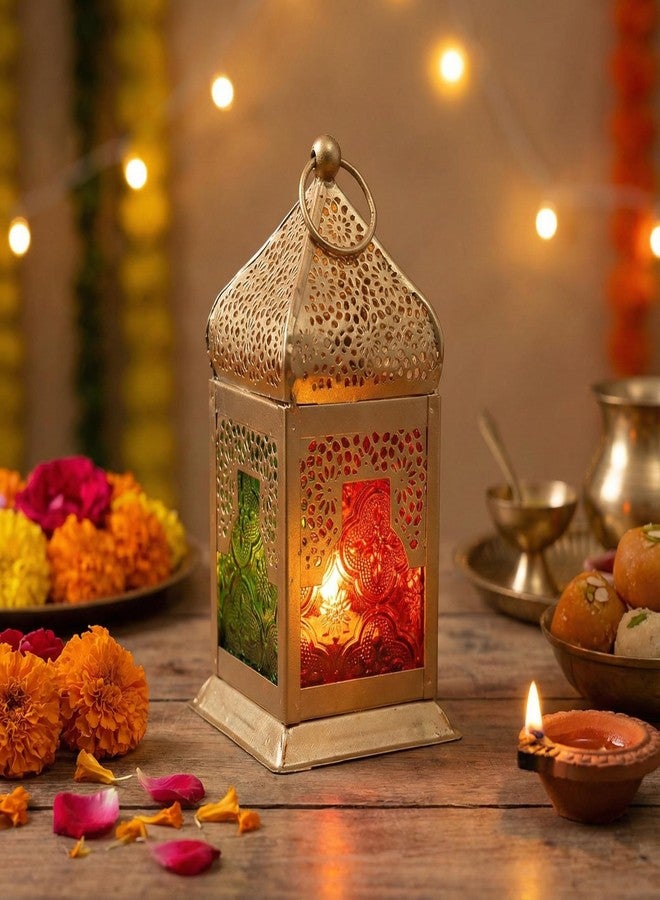 ESPLANADE 6" Moroccan Lantern Hanging Lamp Tealight Candle Holder - Image 2