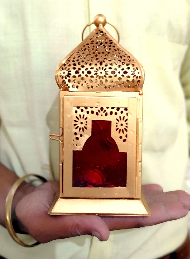 ESPLANADE 6" Moroccan Lantern Hanging Lamp Tealight Candle Holder - Image 4