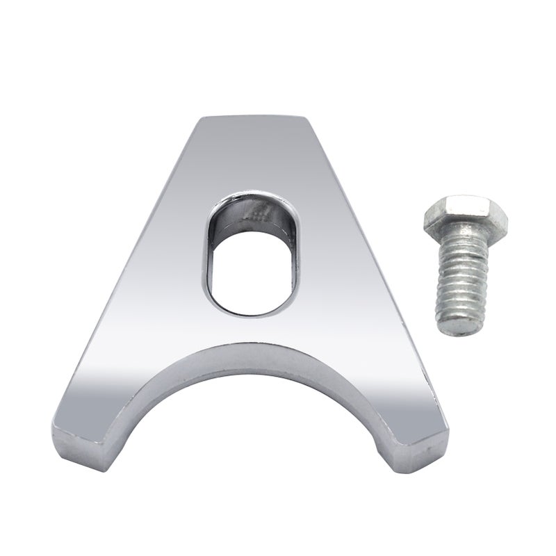 Chrome Steel Distributor Clamp Hold Down with Screw SBC BBC Replacement for CHEVY DISTRIBUTORS V8 V6 CHEVROLET ENGINES 265 283 305 307 327 350 383 400 396 402 427 454 472 502 - Image 5