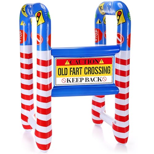 ShinyRelief Over The Hill Birthday Decorations Old Zone Inflatable Walker Gag Gift Funny Party Supply for 40th 50th 60th Old People Birthday Party 100th Day of School FunnyOld Fart - Image 1