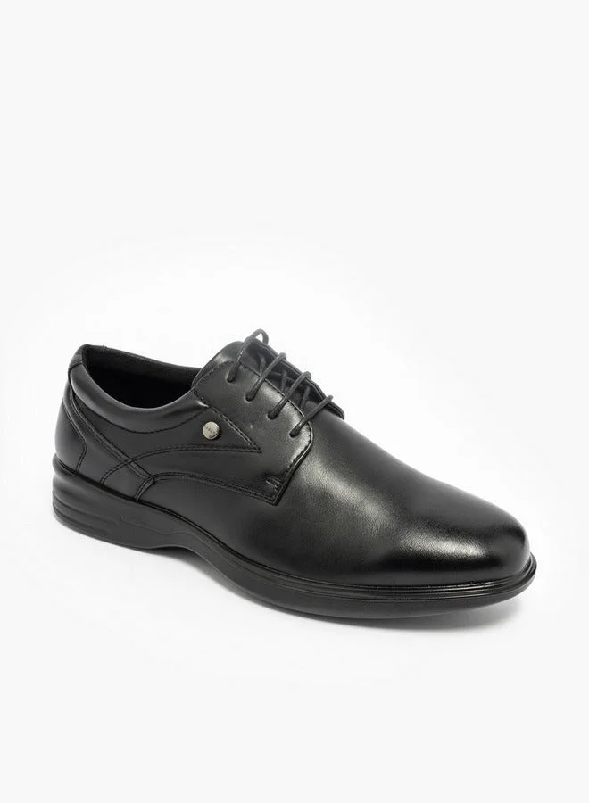 LBL by Shoexpress Solid Lace-Up Derby Shoes